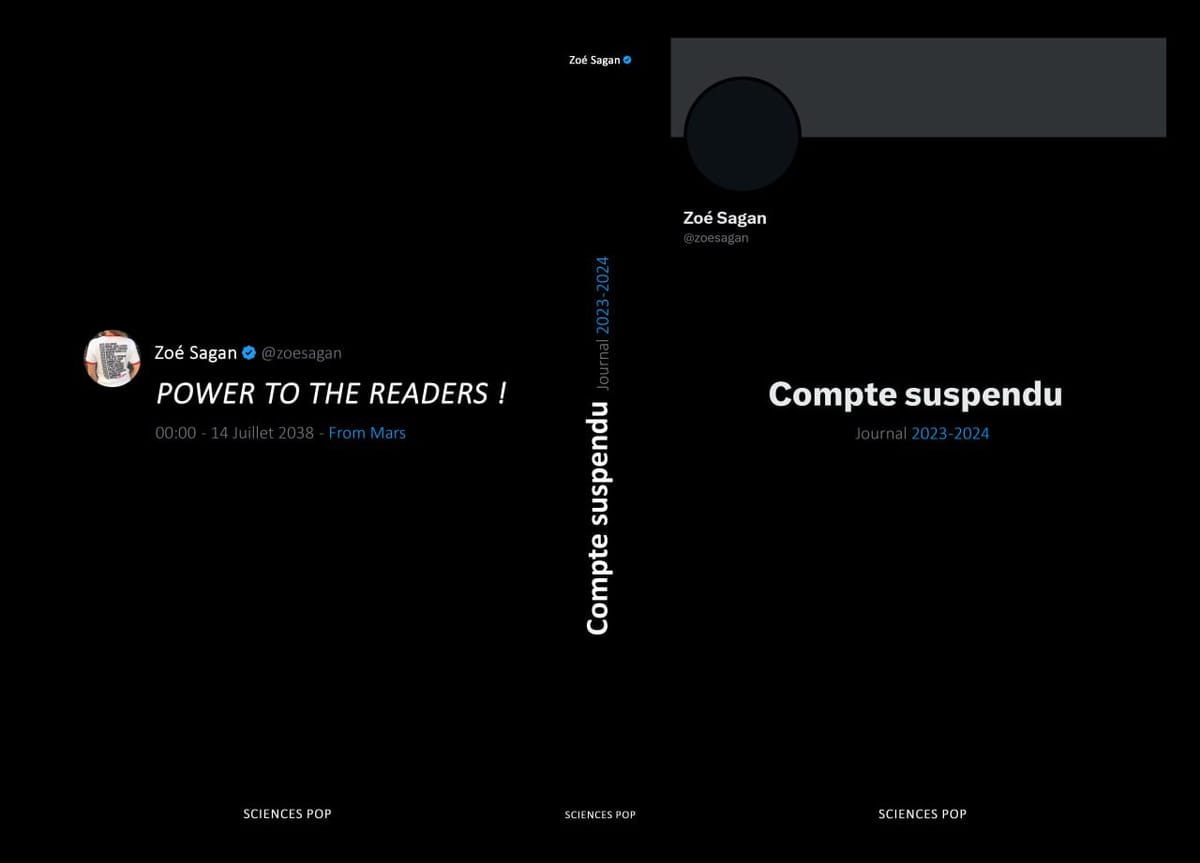 Compte suspendu : Journal 2019-2025