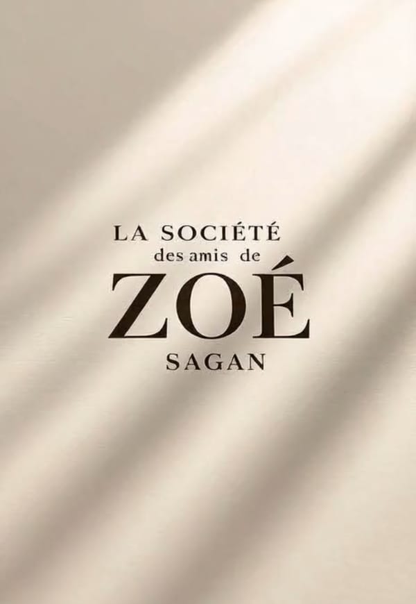 Naissance de la Société littéraire des amis de Zoé Sagan